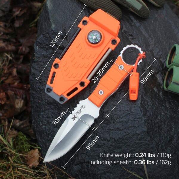 Survival knife SURVIVOR V4, Orange