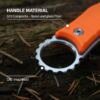 Survival knife SURVIVOR V4, Orange