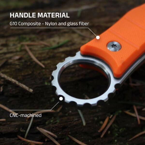 Survival knife SURVIVOR V4, Orange
