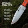 Survival knife SURVIVOR V4, Orange