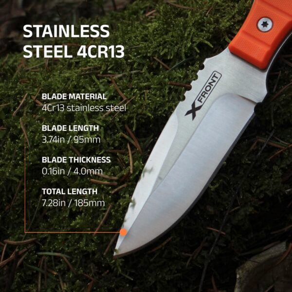 Survival knife SURVIVOR V4, Orange